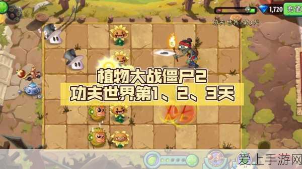 功夫世界大挑战!植物大战僵尸2第十天三星通关秘籍