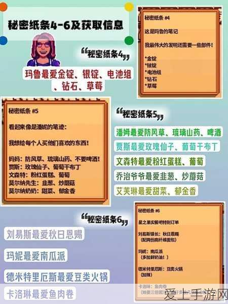 星露谷物语,揭秘秘密纸条的高效使用攻略,解锁隐藏宝藏!