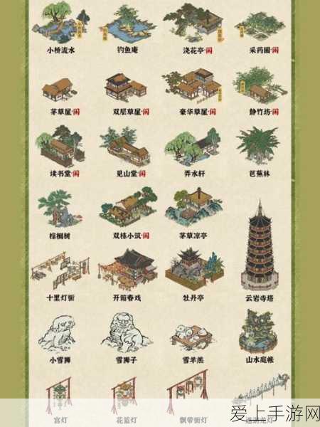 江南百景图娱乐建筑全揭秘,打造你的梦幻乐园