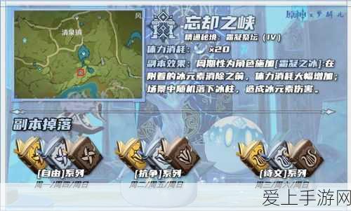 解锁原神忘却之峡秘境,全面攻略与技巧揭秘