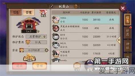 阴阳师深度解析,阴阳寮升级的价值与策略
