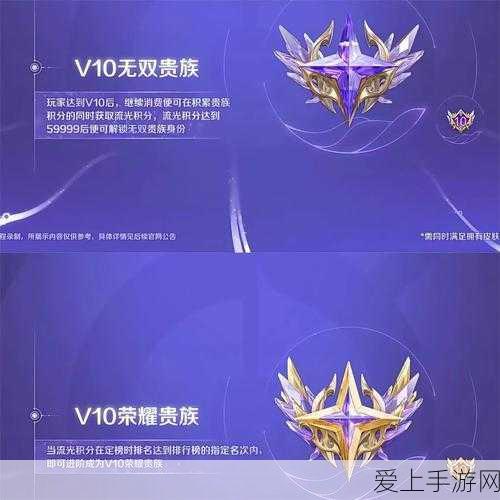 王者荣耀体验服V10贵族特权揭秘,免费领取条件全攻略