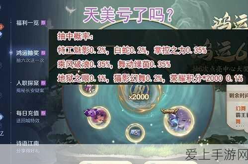 王者荣耀鸿运抽奖揭秘,传说皮肤获取攻略与概率详解