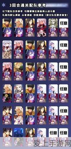 FGO高效攻略,3-4回合速通弓兵狩猎,战术与配置全揭秘