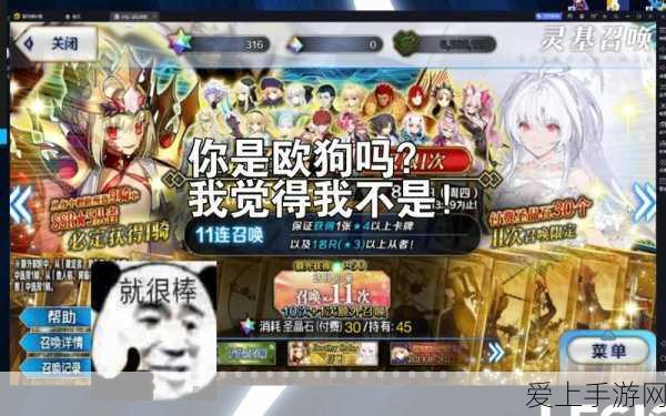 FGO高效攻略,3-4回合速通弓兵狩猎,战术与配置全揭秘