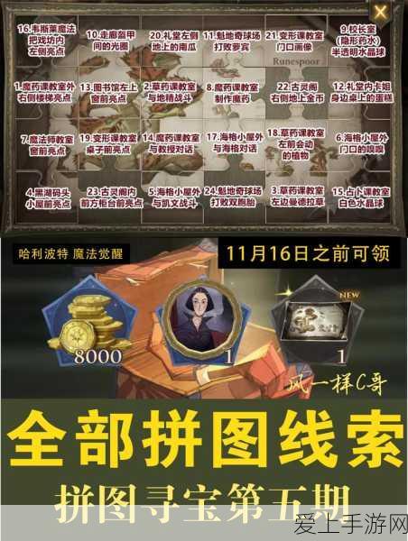 哈利波特魔法觉醒,全面揭秘拼图寻宝线索与攻略指南