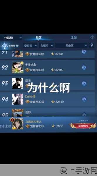 王者荣耀昵称旁数字揭秘,荣耀战力与排名背后的故事