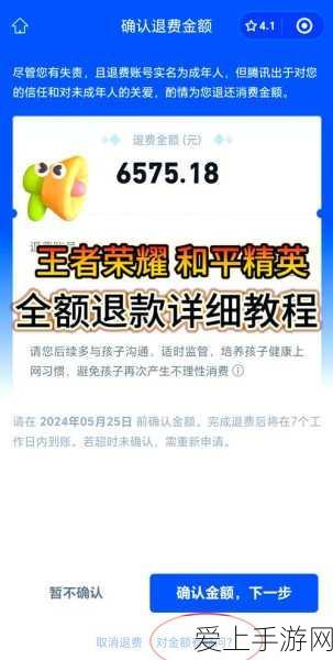 和平精英退款攻略,轻松操作,快速拿回你的钱!