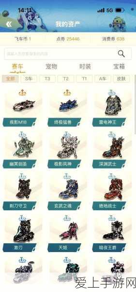 QQ飞车,揭秘永久A车与S车的道具抽奖攻略