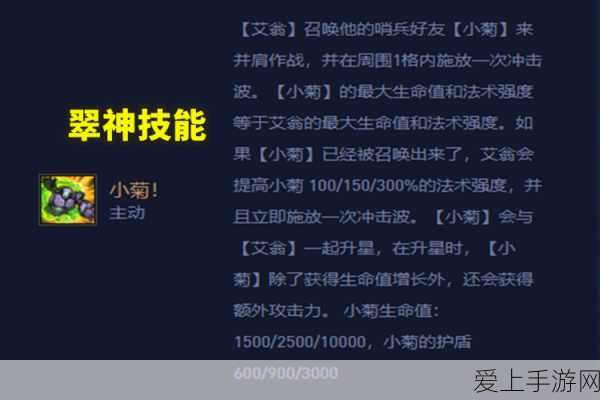 云顶之弈新宠儿,翠神全面解析及实战策略