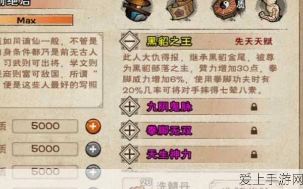 烟雨江湖速通秘籍,揭秘黑貂之王与拓跋浚支线全攻略